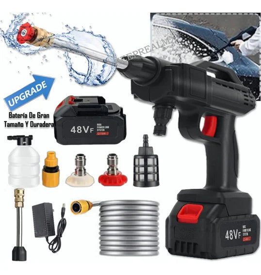 Hidrolavadora portátil CON 2 BATERIAS DE 40V