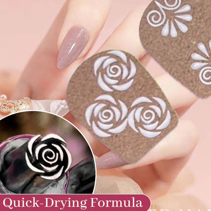 LAPIZ ESTAMPADOR DE UÑAS X6