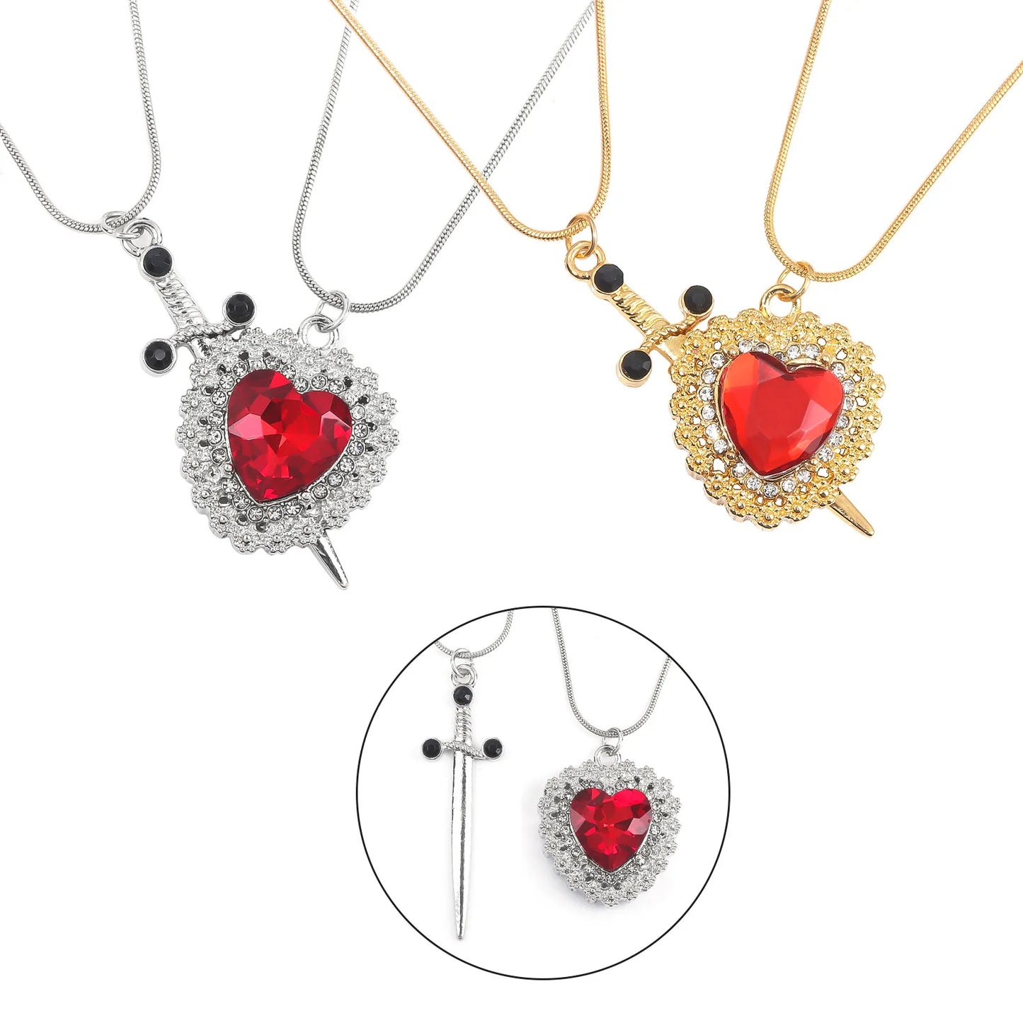 Collar Corazón y Espada❤️