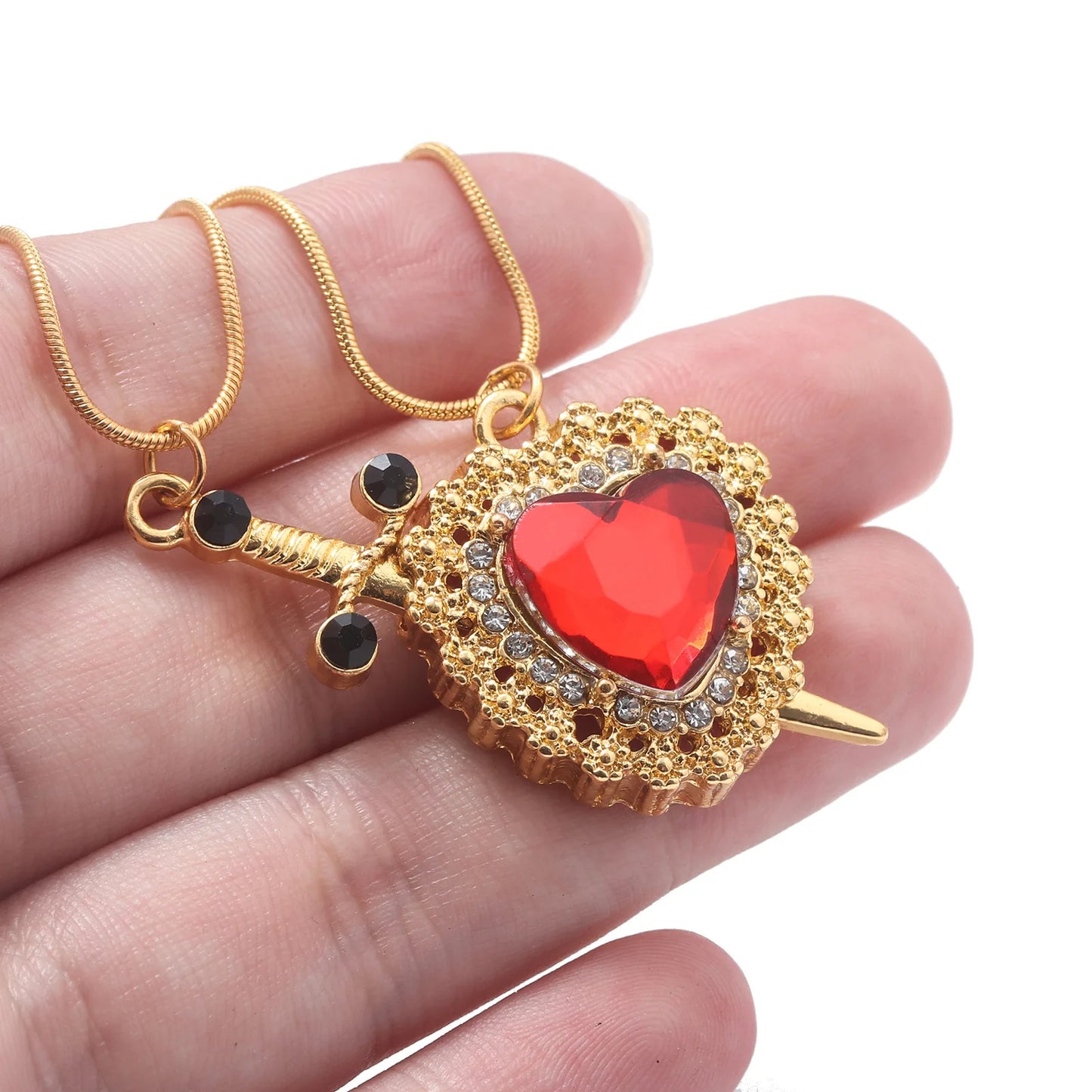 Collar Corazón y Espada❤️