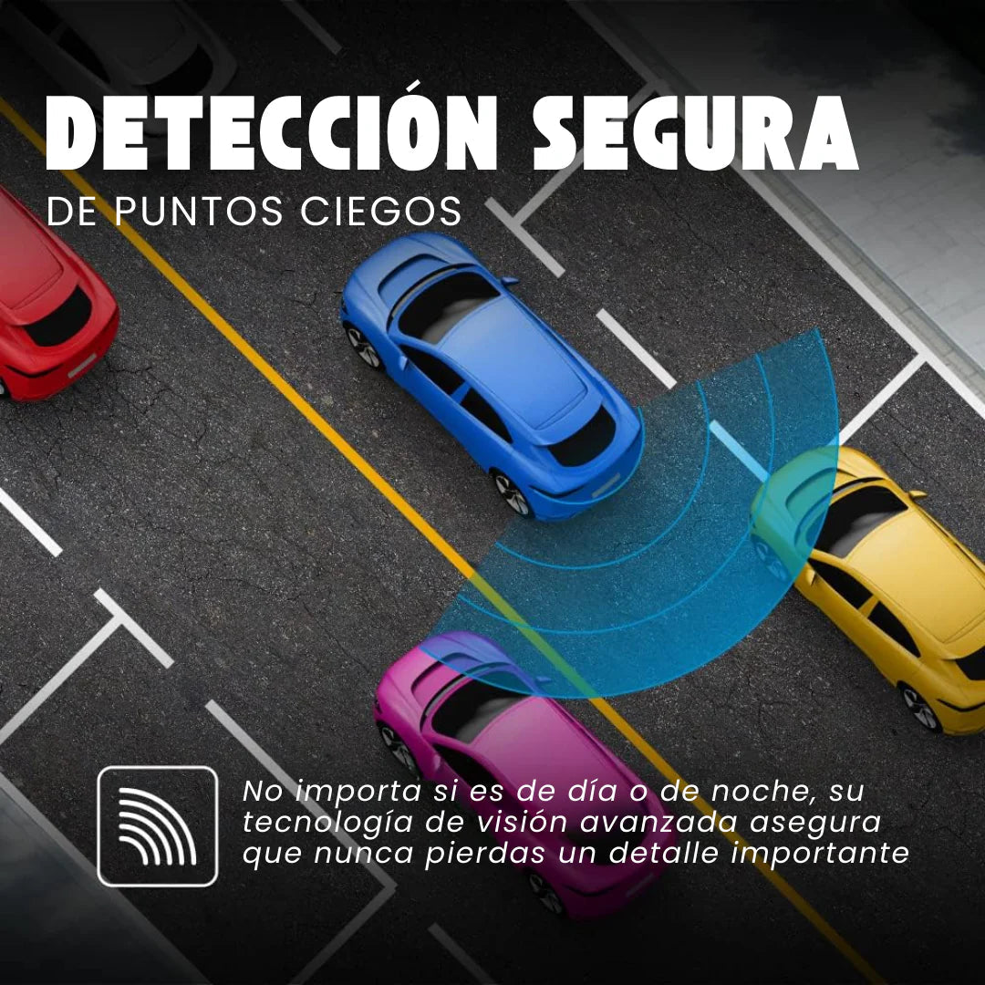 Espejo Retrovisor Doble Camara de seguridad