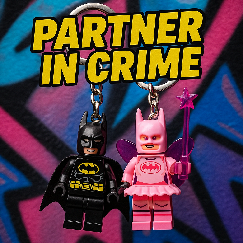 Llavero Batman & Batgirl — Edición Limitada X2