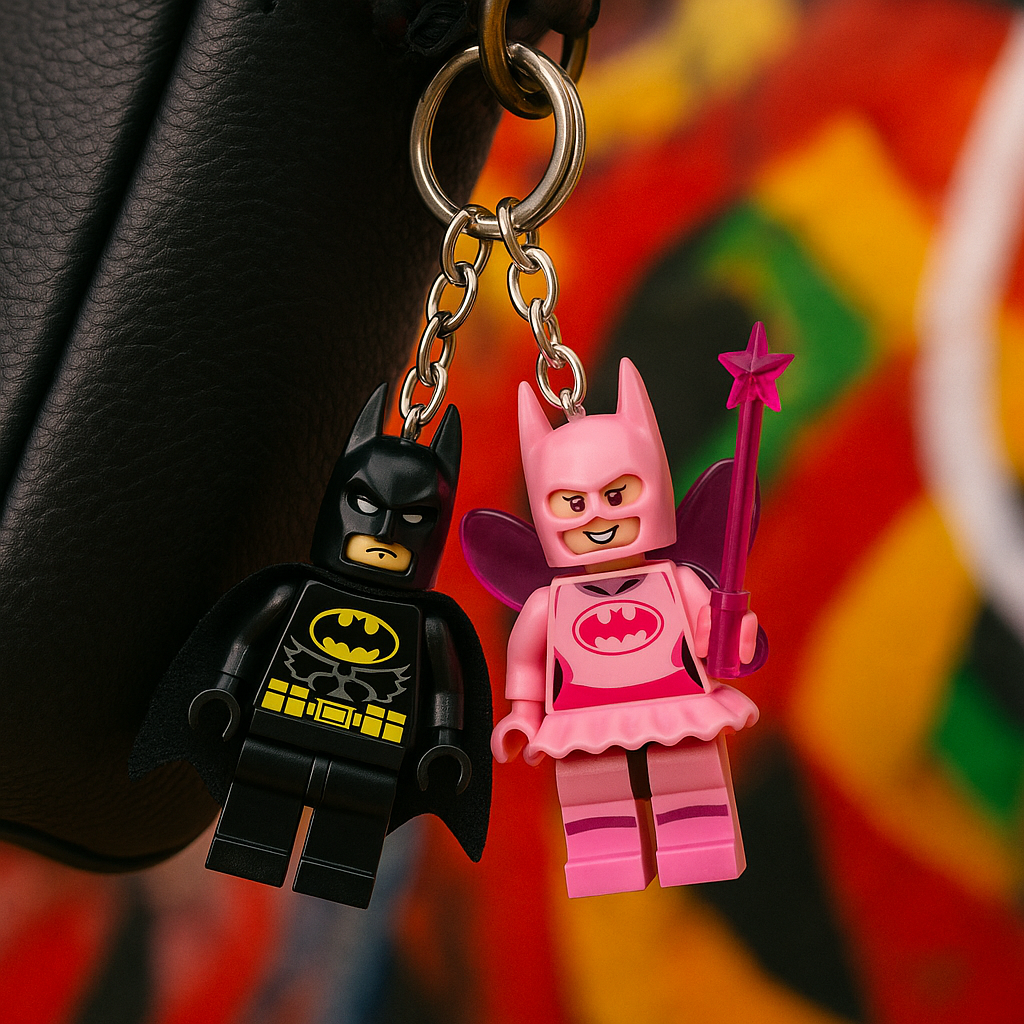 Llavero Batman & Batgirl — Edición Limitada X2