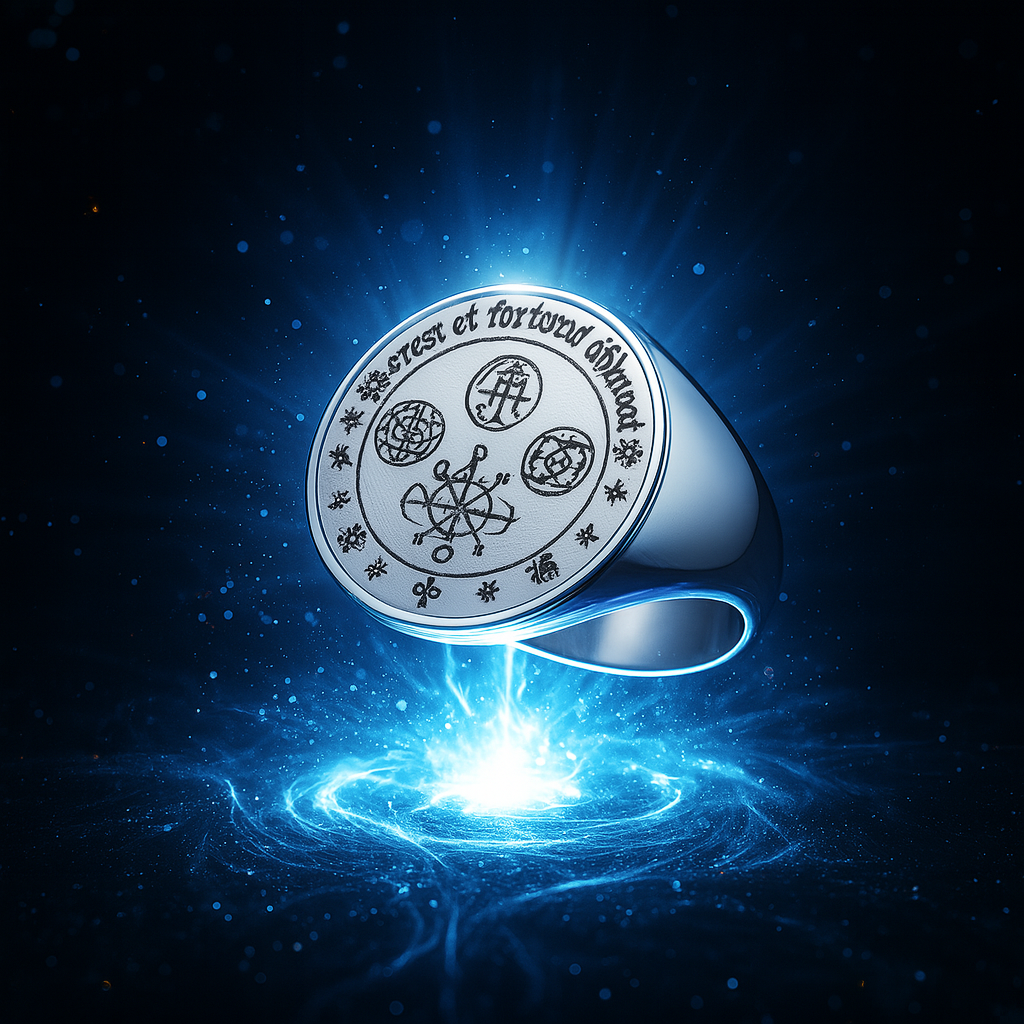 Potente anillo Amuleto de Dinero para Riqueza Abundancia y Prosperidad