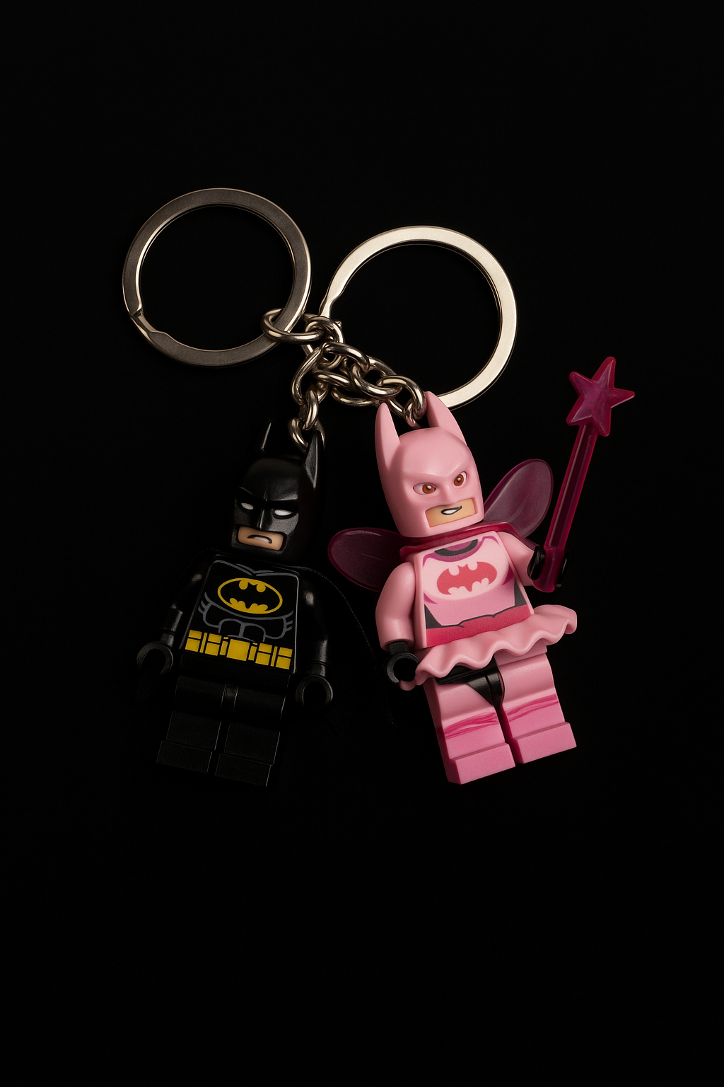 Llavero Batman & Batgirl — Edición Limitada X2