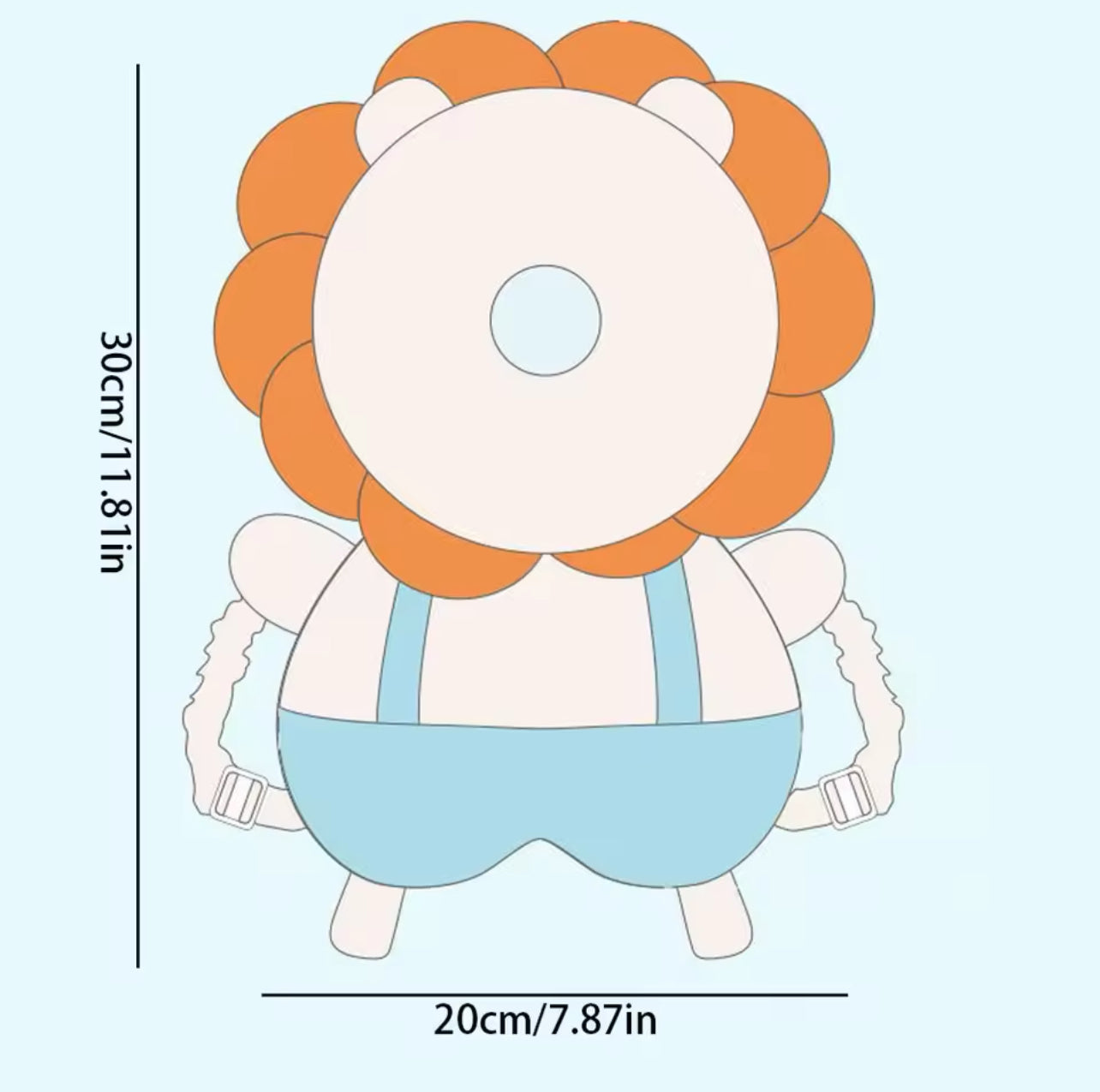 Mochila de protección para la cabeza de tu bebe👶🏻