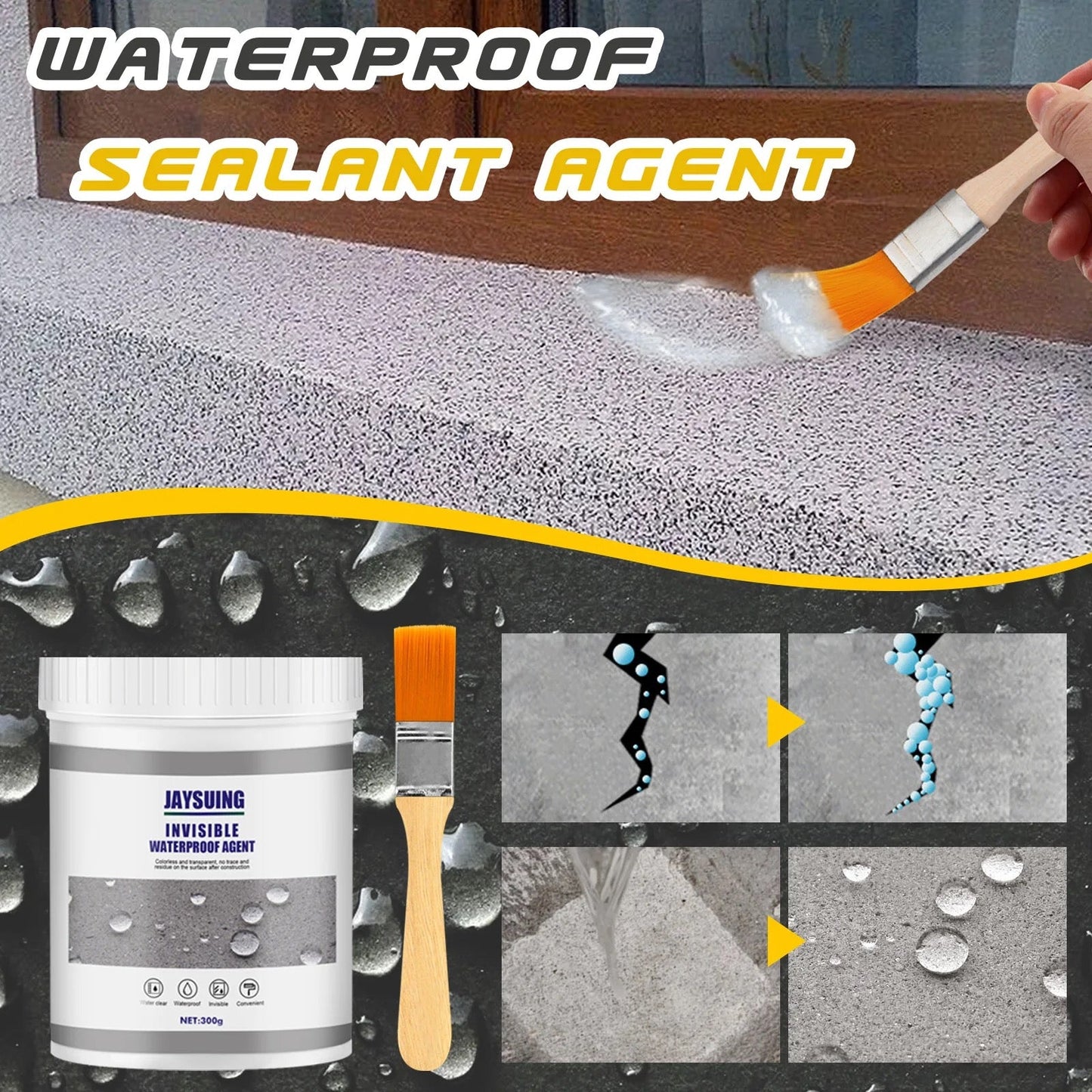 SELLADOR|RESTAURADOR IMPERMEABLE PARA GRIETAS RESISTENTE AL AGUA