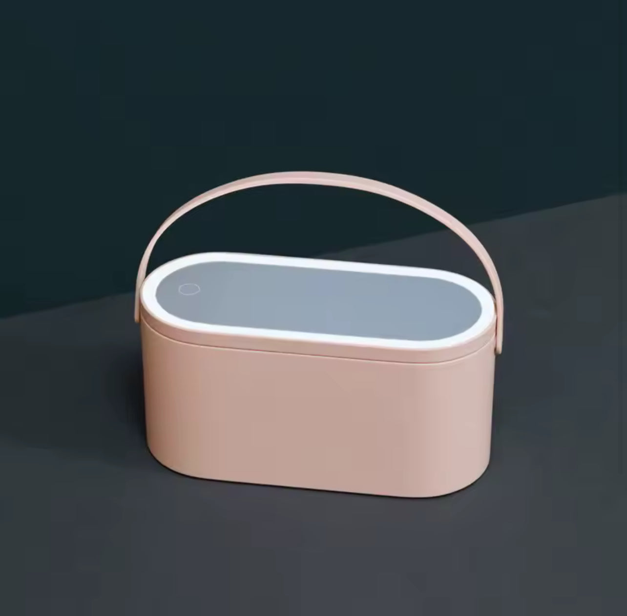 COSMETIQUERA DE MAQUILLAJE CON ESPEJO Y LUZ LED