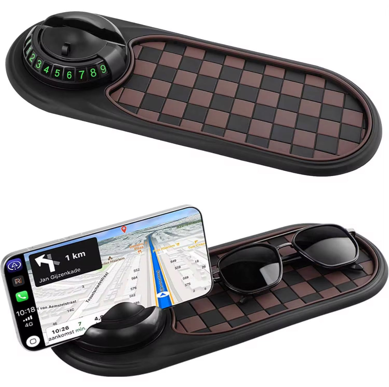 🚘AutoGrip Max – Alfombrilla Multifuncional Antideslizante