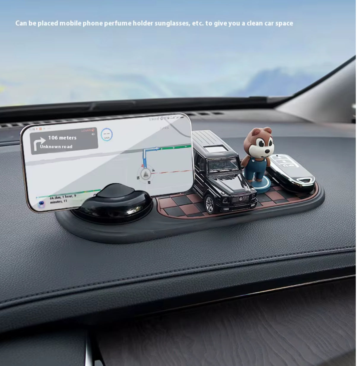 🚘AutoGrip Max – Alfombrilla Multifuncional Antideslizante