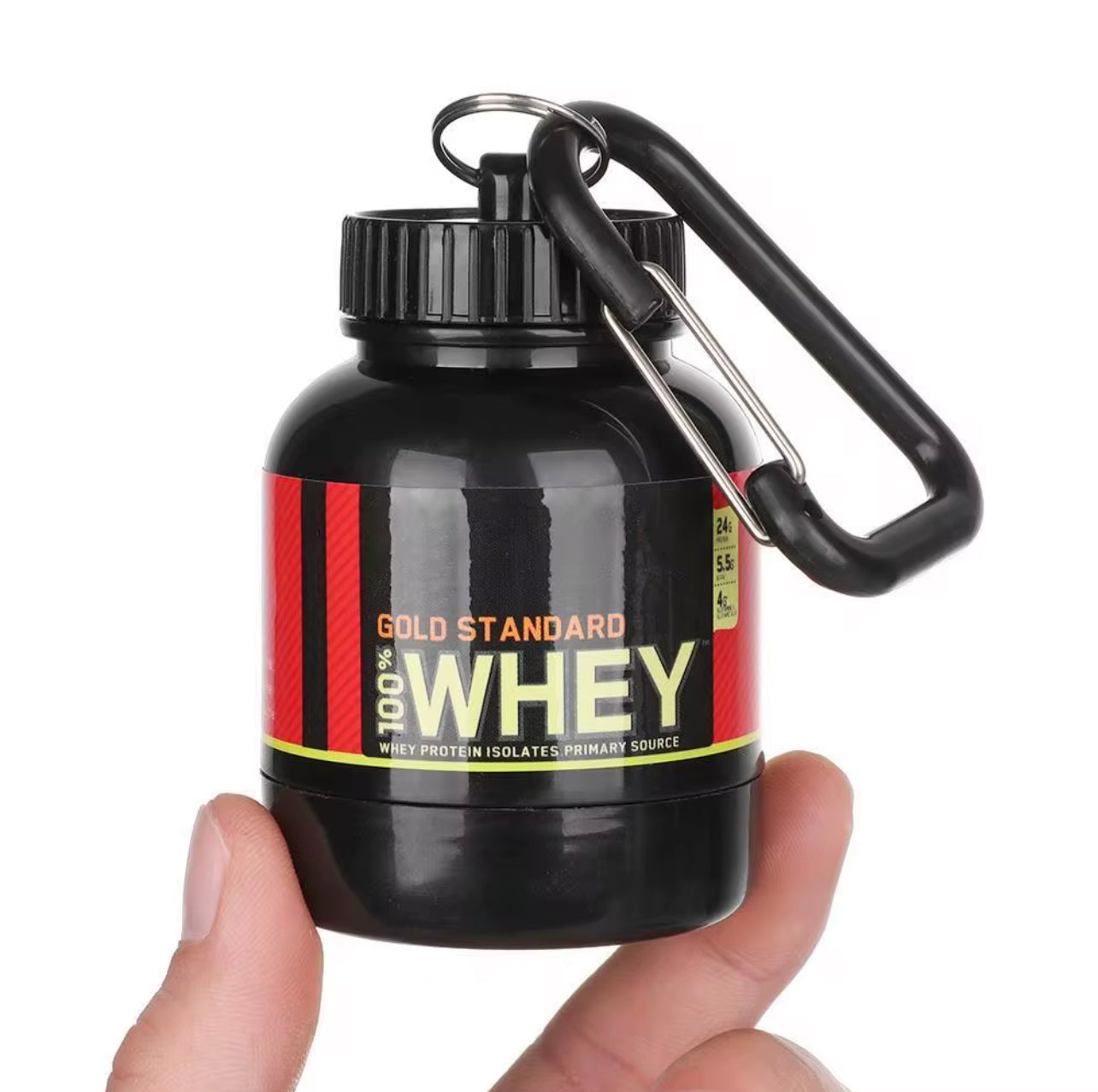 Wheykey mini bote cargador de proteína o creatina