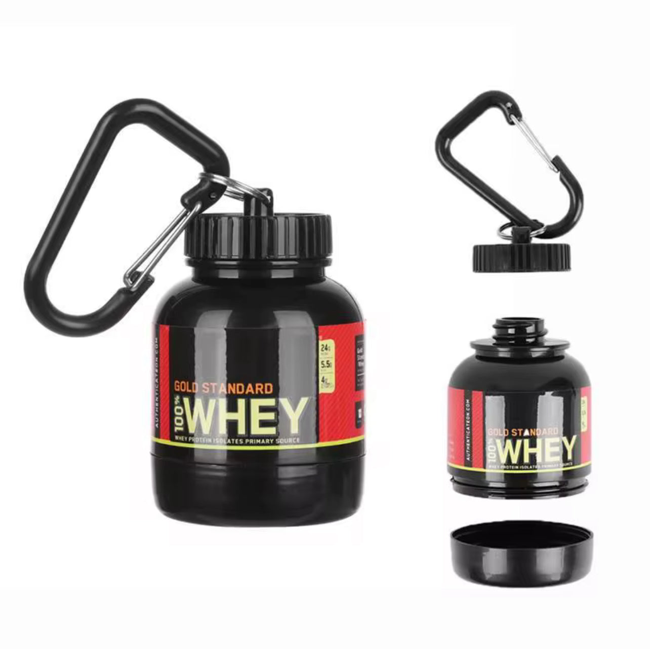 Wheykey mini bote cargador de proteína o creatina