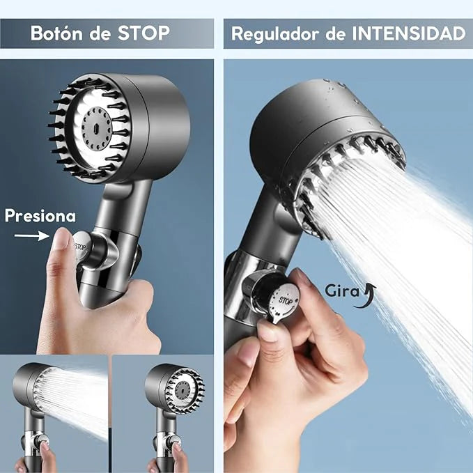CABEZAL DE DUCHA DE ALTA PRESION / CUIDA TU PIEL Y CABELLO
