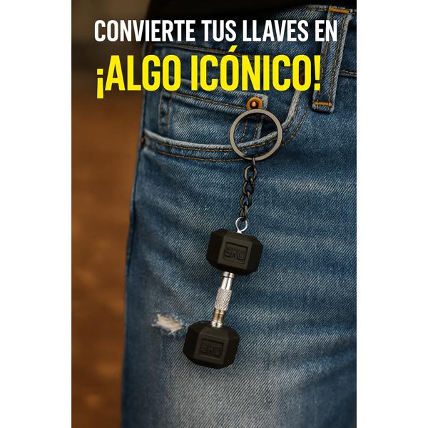 🏋🏻♂️ Mini Mancuernas MiniFit™ – Set de 2 Llaveros (Edición Limitada)