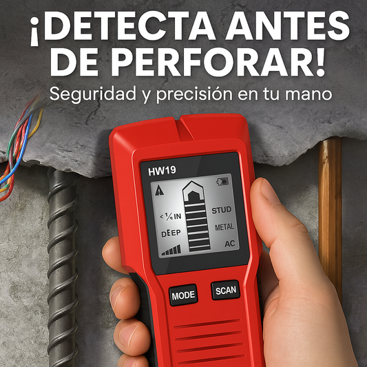 Detector de tuberias detrás de las paredes |metales |cableados| maderas