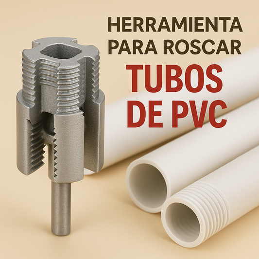 ThreadMaster Herramienta Profesional de Roscado para Tuberías de PVC x2