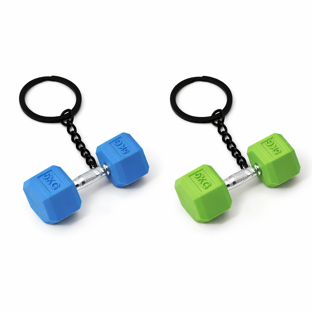 🏋🏻‍♂️ Mini Mancuernas MiniFit™ – Set de 2 Llaveros (Edición Limitada)