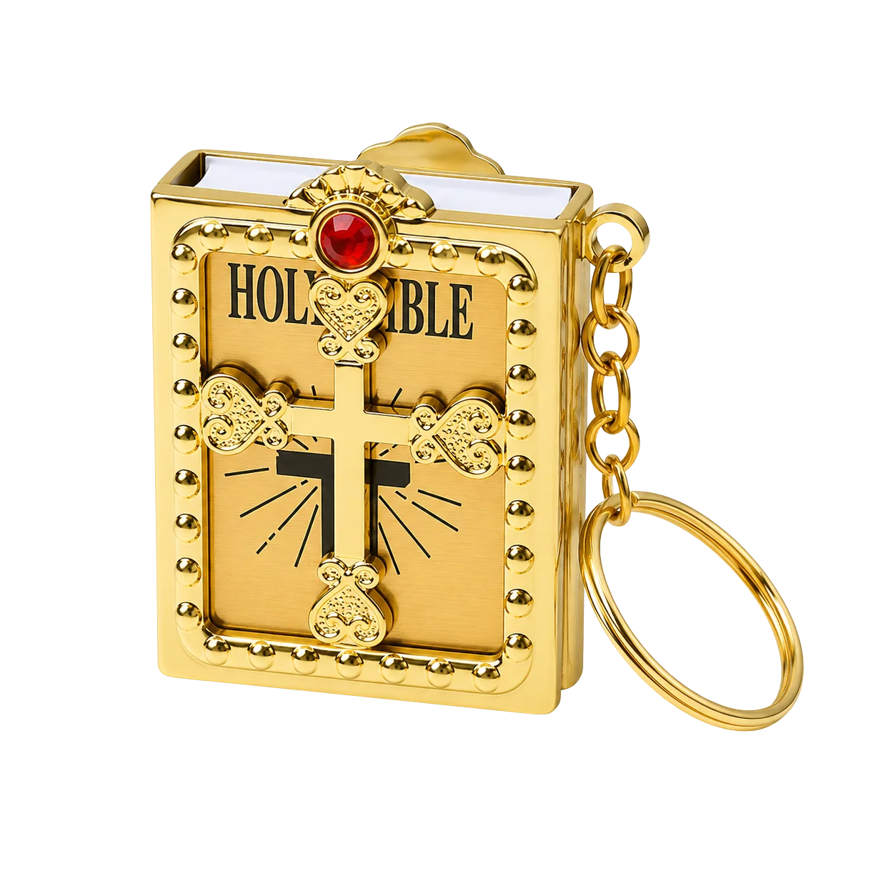 Llavero Mini Biblia Sagrada Protecccion