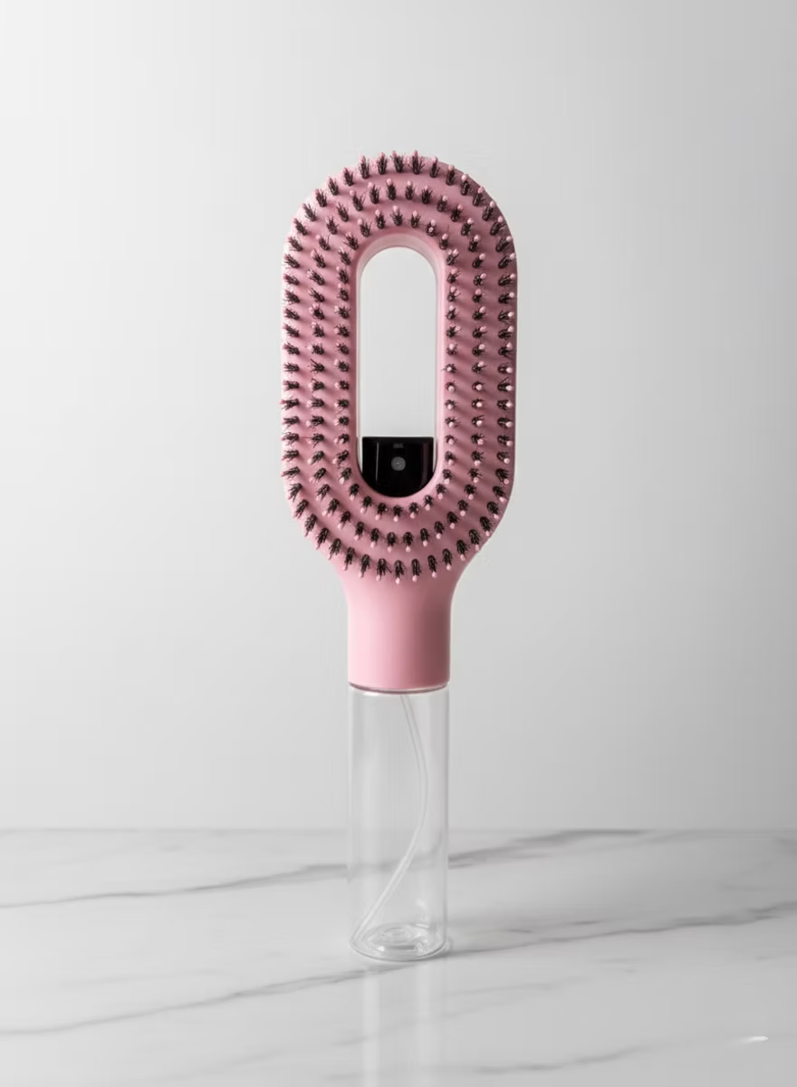 AquaBrush | Cepillo Spray 2 en 1 Desenredante y Estilizador